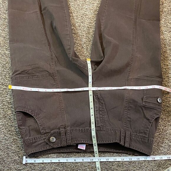 Ruby Rd Brown Cargo Pants Size 10 - Picture 4 of 11